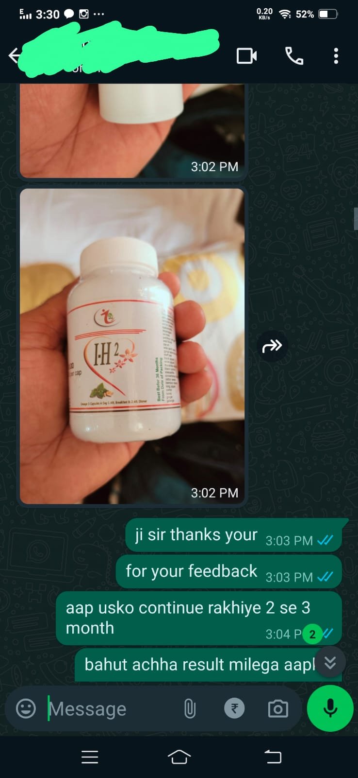 IH3 capsule best result in enlargement