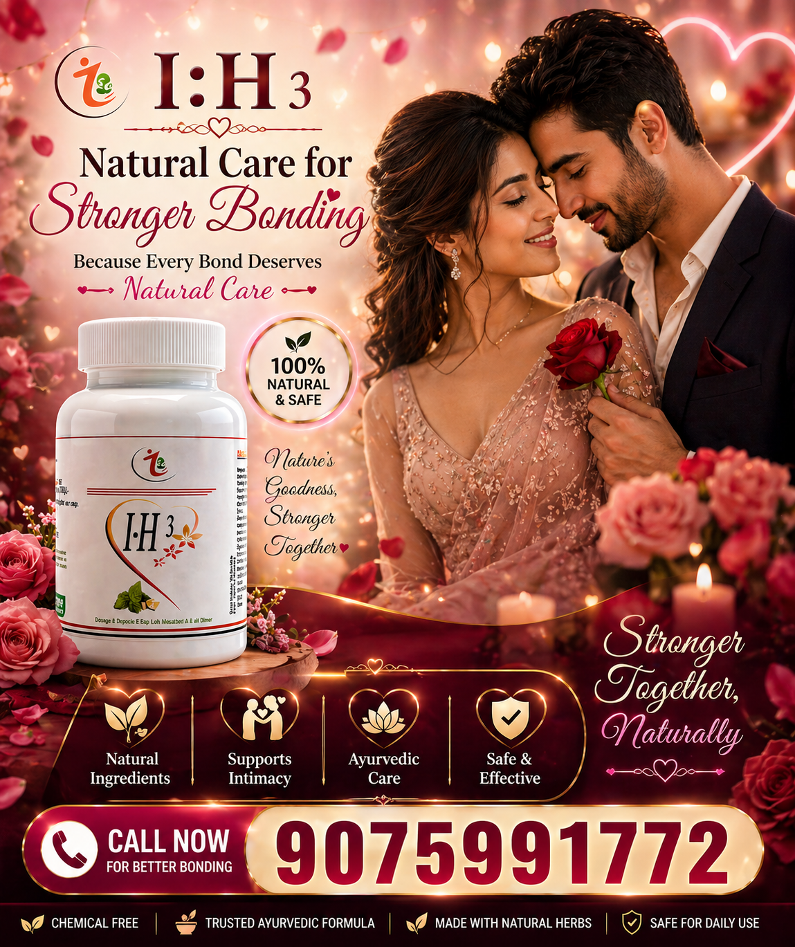 IH3 Capsule Ayurvedic Supplement for stamina and performance